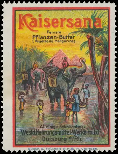 Kaisersana Pflanzen-Butter Margarine