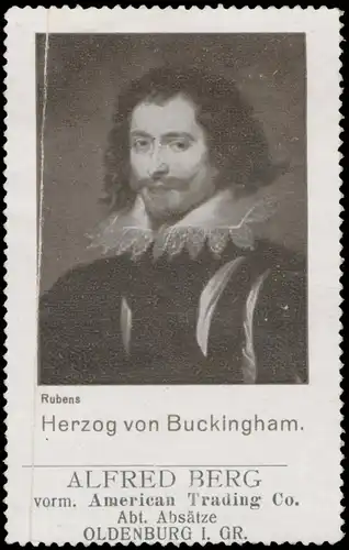 Rubens: Herzog von Buckingham