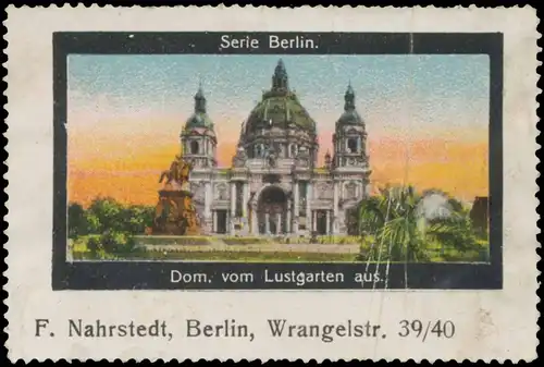 Dom vom Lustgarten aus