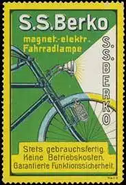 Fahrradlampe S.S. Berko