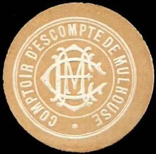 Comptoir d&#39;Escompte de Mulhouse