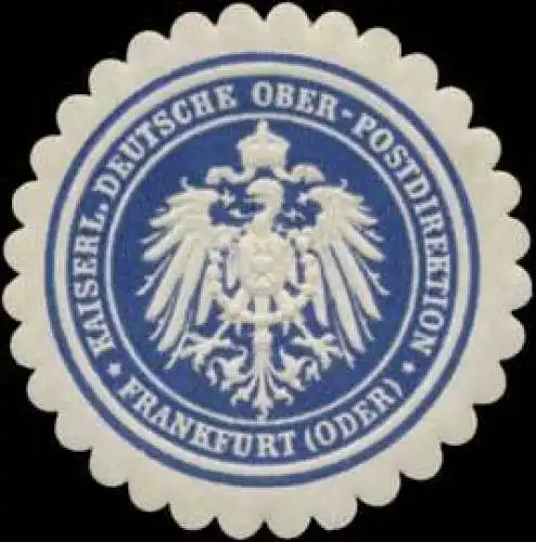 K. Deutsche Ober-Postdirektion Frankfurt/Oder