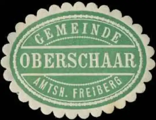 Gemeinde Oberschaar Amtsh. Freiberg