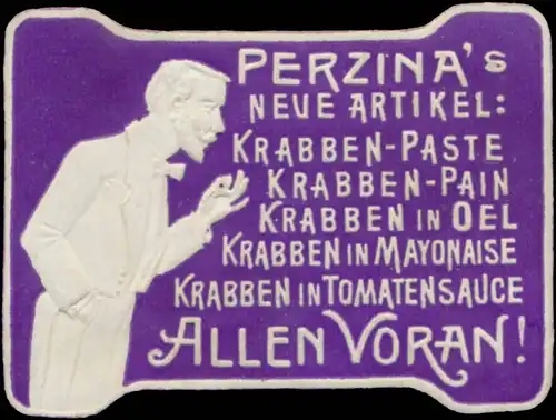 Perzina Krabben-Paste Allen voran!