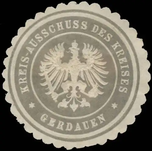 Kreis-Ausschuss des Kreises Gerdauen/Ostpreußen