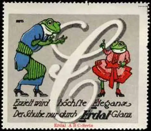 Erdal Frosch - Buchstabe E