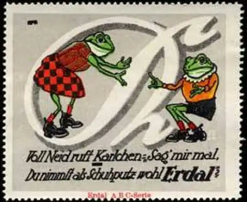 Erdal Frosch - Buchstabe K