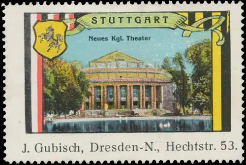 Neues Kgl. Theater in Stuttgart