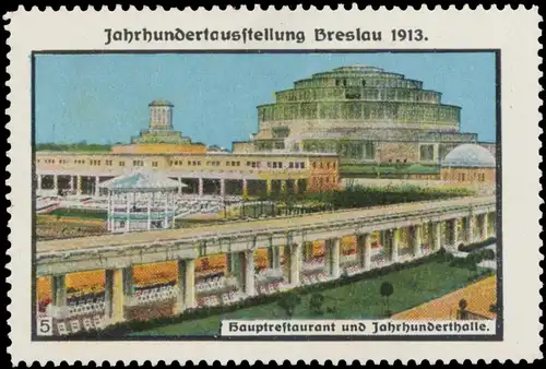 Hauptrestaurant und Jahrhunderthalle