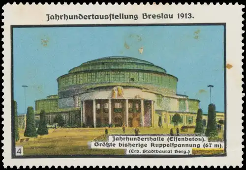 Jahrhunderthalle (Eisenbeton)