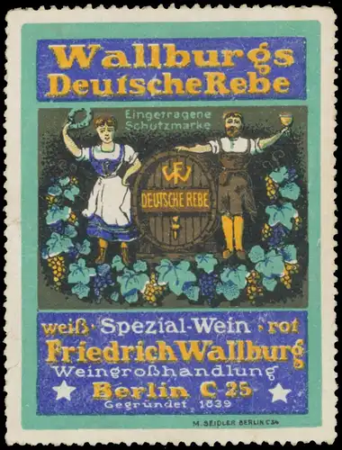 Wallburgs deutsche Rebe