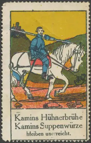 Ritter auf Pferd