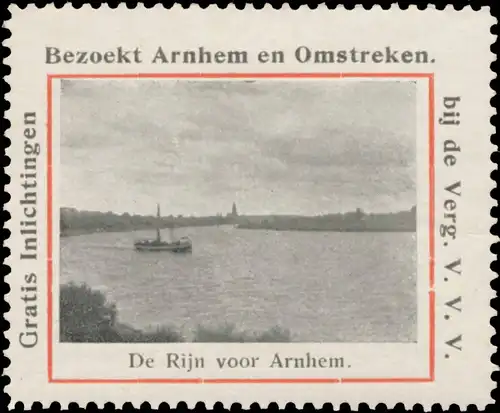 De Rijn voor Arnhem