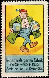 Mann mit Margarine