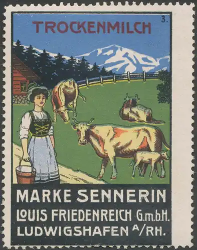 Trockenmilch Marke Sennerin