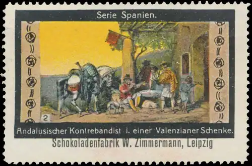 Andalusischer Kontrebandist in einer Valenzianer Schenke