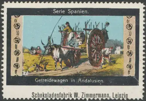 Getreidewagen in Andalusien