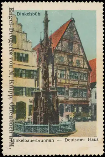 Dinkelbauerbrunnen - Deutsches Haus in DinkelsbÃ¼hl
