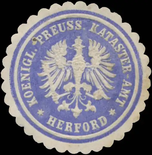 K.Pr. Katasteramt Herford