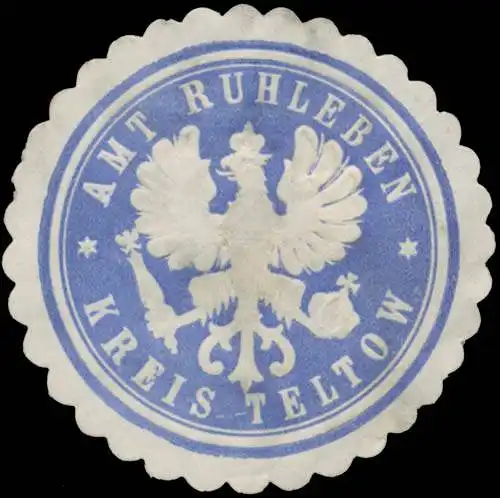 Amt Ruhleben Kreis Teltow