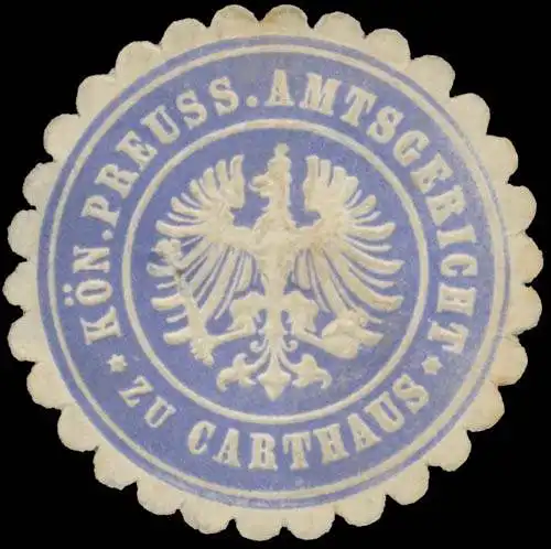 K.Pr. Amtsgericht zu Karthaus/Pommern