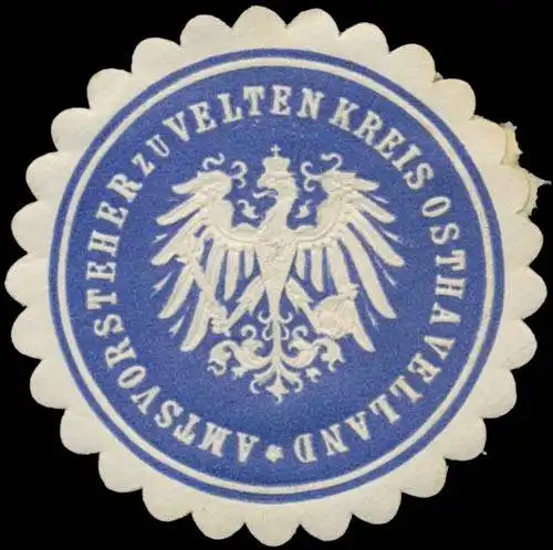 Amtsvorsteher zu Velten Kreis Osthavelland