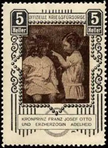 Kronprinz Franz Josef Otto und Erzherzogin Adelheid