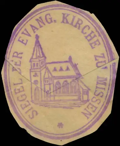 Siegel der evang. Kirche zu Missen