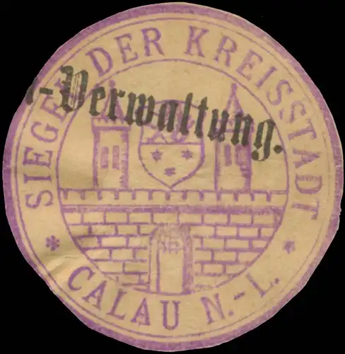 Siegel der Kreisstadt Calau