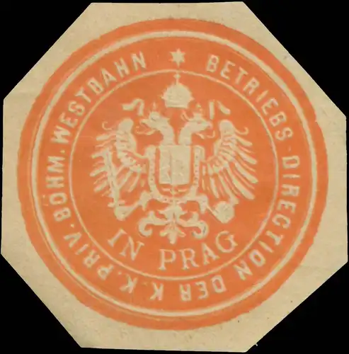 Betriebs-Direction der k.k. priv. BÃ¶hm. Westbahn