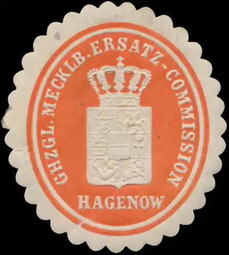 Ghzgl. Mecklb. Ersatz-Commission Hagenow