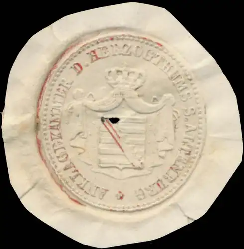 Anklagekammer d. Herzogthums S. Altenburg