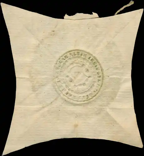 Klein Insigel des Raths zu Luckau