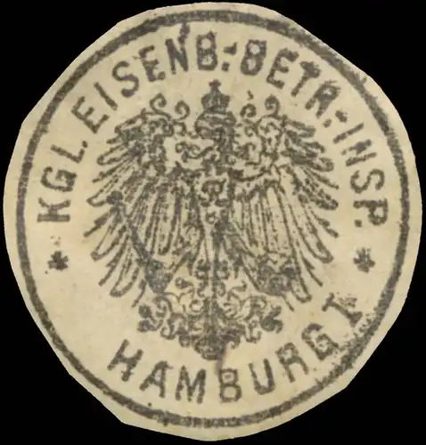 Kgl. Eisenbahn-Betriebsinspektion Hamburg I