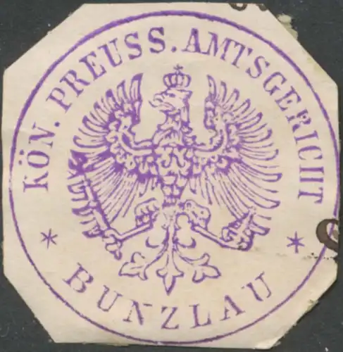 K.Pr. Amtsgericht Bunzlau