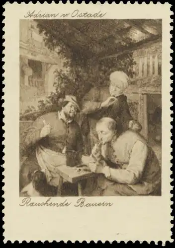 Adrian von Ostade: Rauchende Bauern