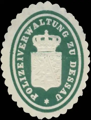 Polizeiverwaltung zu Dessau