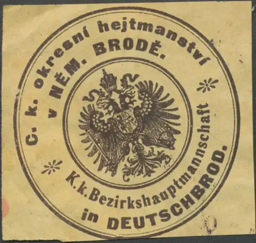 K.k. Bezirkshauptmannschaft in Deutschbrod