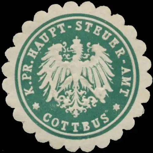 K.Pr. Haupt-Steuer-Amt Cottbus