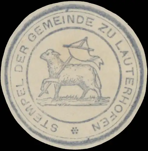 Stempel der Gemeinde zu Lauterhofen