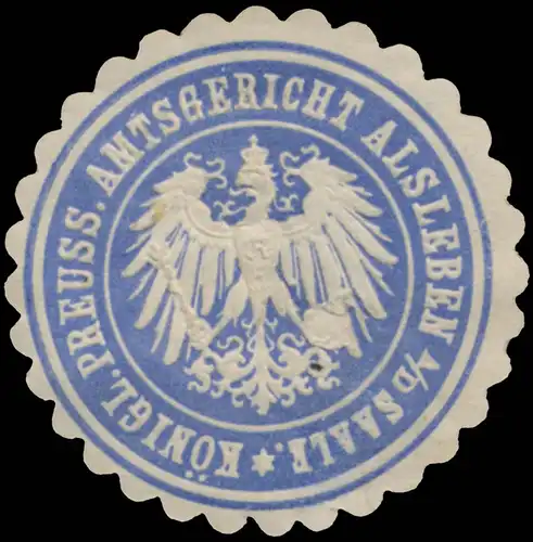 K.Pr. Amtsgericht Alsleben a.d. Saale