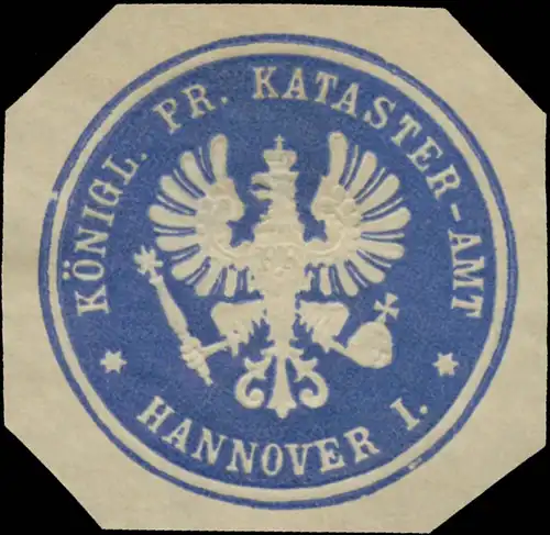 K.Pr. Kataster-Amt Hannover I