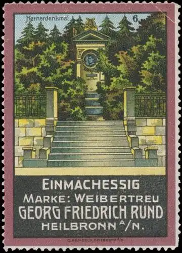 Kernerdenkmal - Essig - Einmachessig Marke Weibertreu