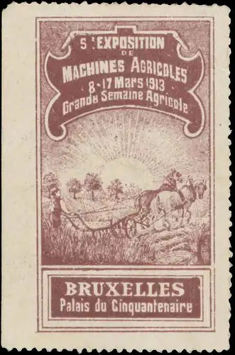 5. Exposition de Maschines Agricoles