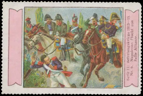 Napoleons Flucht von Belle Alliance
