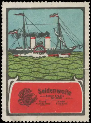 Seidenwolle -Dampfer