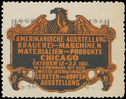 Amerikanische Ausstellung Brauerei-Maschinen