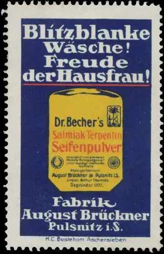 Dr. Bechers Salmiak-Terpentin Seifenpulver