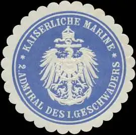 K. Marine 2. Admiral des I. Geschwaders