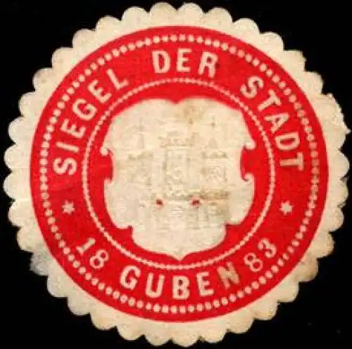 Siegel der Stadt - Guben